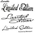 Car Styling Limited Edition Sticker Funny Auto Car Sticker Badge Decal Motorcycle Stickers for Suzuki Honda Kawasaki. 
