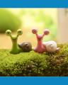 Cute Cartoon Snail Miniature Decor Fairy Garden. 