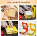 Stainless Steel Pocket Sandwich Maker, Sandwich Cutter And Sealer For Kids. 