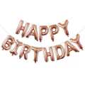 HAPPY BIRTHDAY FOIL BALLOON SET BIRTHDAY PARTY DECORATION FOIL BALLOON - 13 LETTERS FOIL BALLOON PACK. 