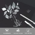 White Gel Pen, 1 Pcs White Pens for Art 0.8mm Fine Point White Ink. 