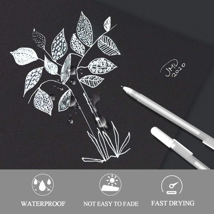 White%20Gel%20Pen,%201%20Pcs%20White%20Pens%20for%20Art%200.8mm%20Fine%20Point%20White%20Ink%20-%20Image%204