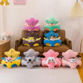 Baby Support Booster Seat Soft Plush Chair Learning To Sit Stuffed Doll Toys Cartoon Travel Seat. 