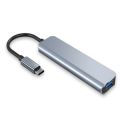 USB 3.0 Hub Docking Station Low Delay Splitter Computer Keyboard U-Disk Adapter Converter For Home Office Type-C. 