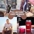 stainless steel cup, coffee cup fill anything/ portable easy to carry Reusable Vacuum Insulated Coffee Tumbler, Vacuum Insulated Coffee Travel Mug Spill Proof with Lid, Water Tumbler With Screw Lid, Portable Coffee Cup, Coffee Mug, Portable Coffee. 