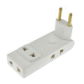 4 In 1 Wall Outlet Extension EU Electrical Socket 180 Degree Plug Adapter Travel Aadapter Portable Power Converter. 
