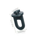 Plant Hanging Hook Space-saving Greenhouse Fixing Clips with Stainless Steel S Hook. 