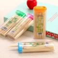 150Pcs Plus Wood Stick Wooden Bamboo Toothpick Party Food Pick Oral Care Tooth Clean. 