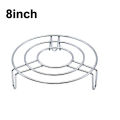 Universal Stainless Steel Round Heat Resistant Hot Pot And Pan Stand - Best Stainless Steel Round Steamer Steam Rack Kitchen Cooking All Sizs. 