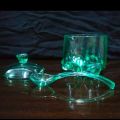 Plastic Novel Jam Jar Elephant Sugar pot with chammach Diamond Style Sugar Pot with chamach Super Clear Crystal Material Sugar Bowl with Spoon and Lid and Lid 300ml blue brown Green Purple cheeni shukar dan kitchen Pot. 