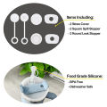 3/6Pcs Silicone Cup Spill Proof Stopper Cover For Stanley Cup 40oz/ 30oz ZH. 