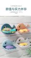 Soap Dish, Wall Mount Strong Self-Adhesive Soap Saver Storage Basket for Bathroom & Kitchen. 