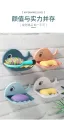 Soap Dish, Wall Mount Strong Self-Adhesive Soap Saver Storage Basket for Bathroom & Kitchen. 