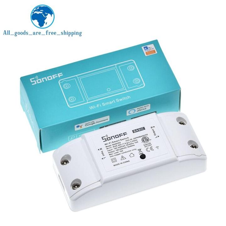 Itead Sonoff Smart Wifi Switch DIY Smart Wireless Remote Switch Domotica Wifi Light Switch Smart Home Controller Work with Alexa