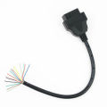 OBD OBD-II 16 Pin Female Extension Connector To Open Plug Wire  Cable. 
