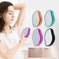 Hair Removal Pain-less Physical Manual Epilator Crystal Hair Eraser Nano Glass Hair Removal Washable Portable Hair Removal Device Beauty Tool Hair Eraser Stone for Man and Women Arms Legs Back. 
