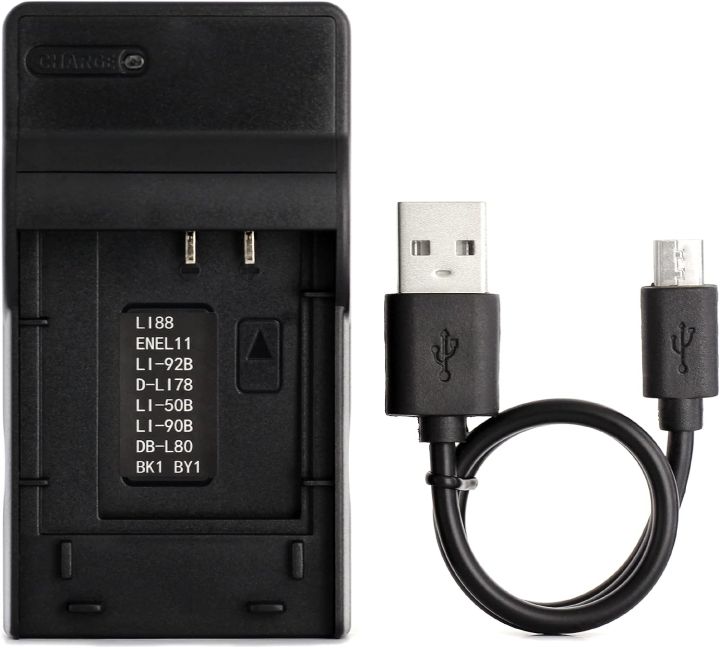LI-70B USB Charger for Olympus D-700, D-705, D-710, D-715, D-745, FE-4020, FE-4040, FE-5040, VG-110, VG-120, VG-130, VG-140, VG-145, VG-150, VG-160, X-940, X-990 Camera and More uk import