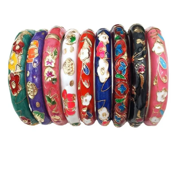 %E3%80%90Hot%20demand%E3%80%91Handicraft%20Chinese%20Cloisonne%20Bracelet%20Double%20Bangle%20Traditional%20Peony%20Filigree%20Flower%20Bangle%20Ethnic%20Chinese%20Women's%20Hand%20Bracelet%20Jewelry%20Gift%20-%20Image%205