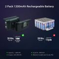 Controller Charger for Xbox One,YCCTEAM Rechargeable Battery Pack for Xbox One, Xbox One X, Xbox One S, Xbox One Elite Controller, Charging Station for Xbox One with 2pcs 1200mAh Rechargeable Battery. 
