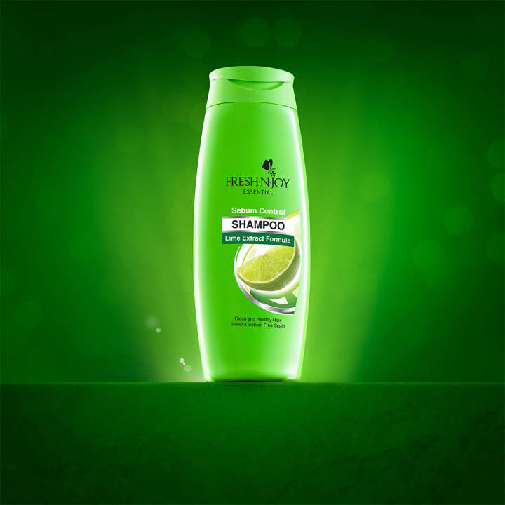 Fresh n joy Shampoo - Sebum Control with Lime Extract Formula