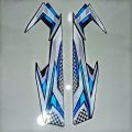 2025 Model Bike Stikers 125 (Black) 2025 Model Bike Tanki Tappa Stickers Black Stickers For Bike Stickers For Motorcycle. 