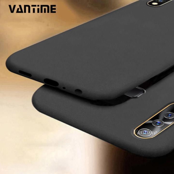 Vantime for Vivo Y19 Case Soft Sandstone Slim Matte Back Cover