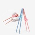 3pcs/pack Portable Silicone Training Chopsticks Connector Bear Chopsticks Corrector Finger Cover Children's Training Chopsticks Chopstick Helpers Kitchen Tableware Kids Enlightenment. 