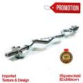 Imported Design Zigzag Rod EZ Curl Bar Shoulder Biceps Triceps Rod Barbell Rod Curl Bar Dumbell Rod. 