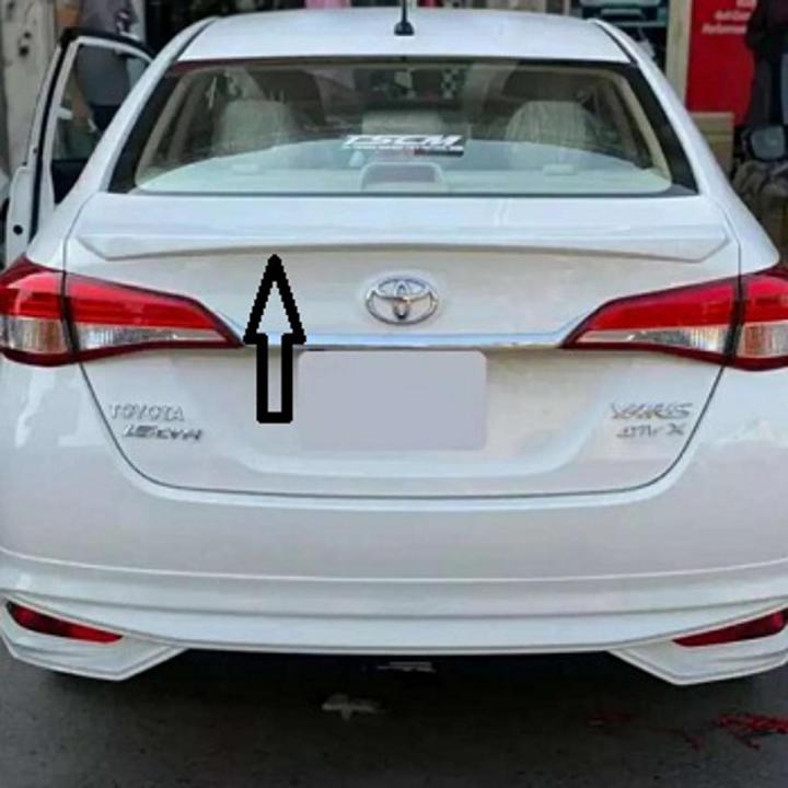 Toyota YARIS Trunk Spoiler OEM Style (White)