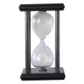 30 Minutes Hourglass Sand Timer Large Black Wooden Vintage Hourglass Timer Set White Sand Sandglass Timer Classroom. 