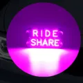Front Windshield Led Sign Super Bright Car Led Sign with 1.5m Cable Red Blue Glow Usb Powered Ideal for Rideshare Drivers in Southeast Asia Ride Share Car Led Sign. 