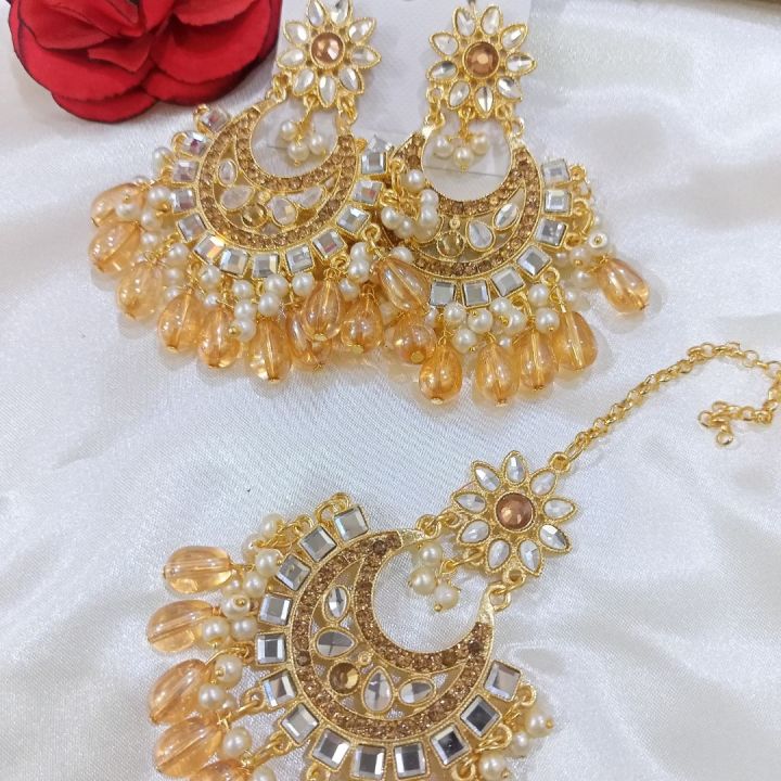 Model Earrings Pearl Chandini Balls Earrings Images Artificial