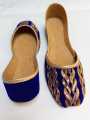 Khussa for girl/ Blue golden / Khussa for Girl/  Khussa for girl/ Desi khussa / Ladies Khussa /Khussa/ Gk Style. 