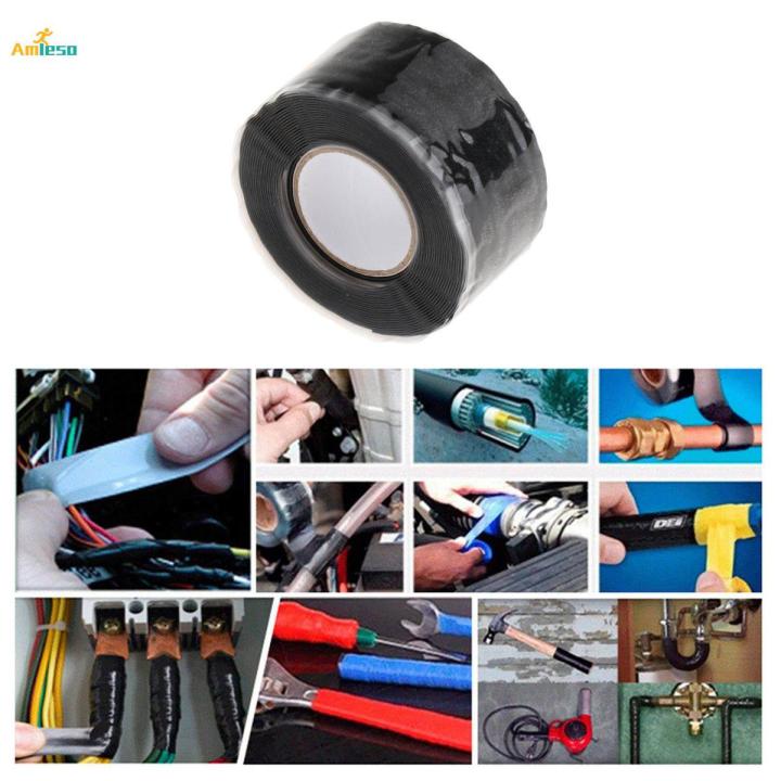 Self Fusing Tape Kayak Canoe Stretch Flexible Black