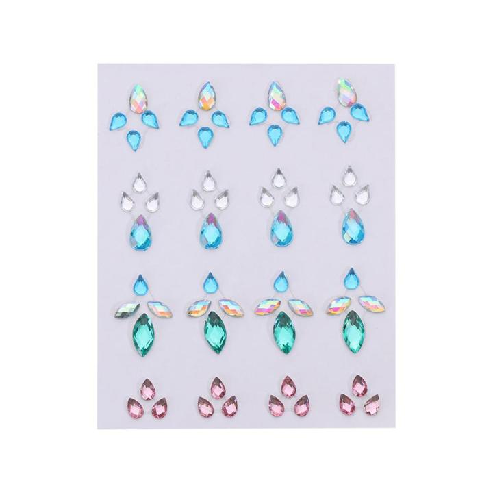 DIACHA New Eyeshadow Sticker DIY Makeup Tattoo Stickers Gems Tattoo Eyes And Face Fashion Nail Art Body Crystal
