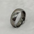 High Quality Waterproof Damuscus Steel Tungsten Carbide Ring For Men Male Boys Never fade Handmade Western Fashion Jewelry. 