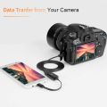 6 Inch 2.0 OTG Cable Braided Data Transfer Micro USB Male to USB Female Adapter. 
