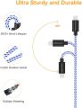 CableCreation Short Lightning Cable 0.5FT [MFi Certified], Braided iPhone Charging Cable Data Sync Cord, Compatible with iPhone 14/13/12/11. 