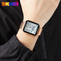 SKMEI【Free Gift】 Men and Women Electronic Watch Multi-purpose Watch Fashion Simple Style Waterproof Watch For Men and Women 1888. 