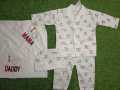 BabyDressUp | New Born Baby Starter 5 Pieces Set Unisex Baby Clothes - New Mid Winter Arrival, Comfortable Baby Wear Inter-Lock Fabric I Love MOM & DAD Design Newborn Gift Set for new parents 0-3 Months Size Baby Outfit. 