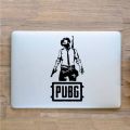 Pubg Sticker For Laptop Mac Book White And Black Color Sticker - Decals - Skins. 