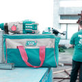 TOTAL 13" Tools Bag with 6 Pockets Outside THT261325. 