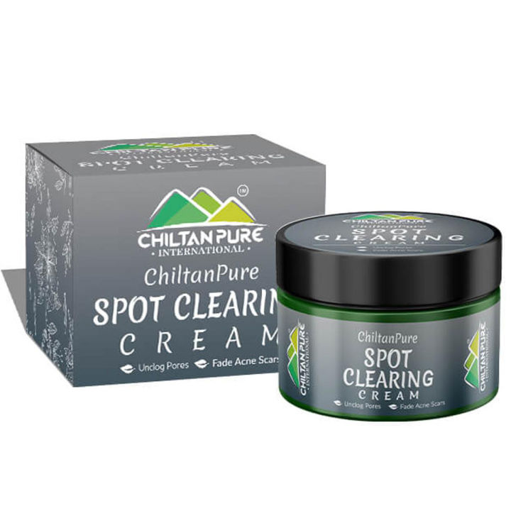 Spot Clearing Cream - Unclogs Pores, Fades Stubborn Dark Spots & Lightens Acne Scars,