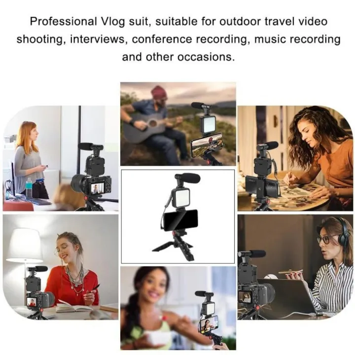 Vlogging%20Kit%20for%20Iphone%20,%20Android%20Video%20Vlogging%20Kits%20Model%20AY-49%20Phone%20Tripod%20Phone%20Holder%20-%20Image%205