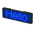 Customizable LED badge holder Multicolor Lightweight LED display name tag -efficient Portable Digital programmable badge for. 