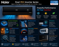 Haier 1.5 Ton Inverter AC HSU-19HFPA Pearl PRO | Heat & Cool | DC Inverter | 19500 BTU | WiFi Smart | UPS Enabled | Black | Haier Warranty. 