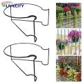 Garden Planter Stand Metal Hanging Plant Pot Holder for Balcony Railing Indoor Outdoor Vertical Stairs Flower Pot Shelf Stand Bracket Clip Buyers' Choice Long-lasting Flowerpot Holder. 