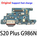 USB Charging Port Connector Board Flex Cable With Microphone For Samsung S8 S9 Plus G950F G960F S10 Lite S20 Plus Ultra. 