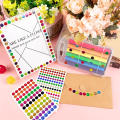 Papers Office Coding Color Classroom Dot Circle Glitter. 