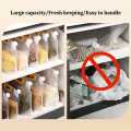 Sealed Storage Bag Rice Packaging Bag Grains Moisture-Proof Insect-Proof Transparent Thickened Portable Food-Grade Bag 3L. 